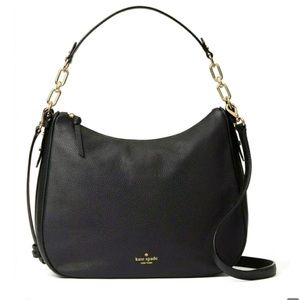 Kate Spade Mulberry Vivian Black Leather Hobo Bag
